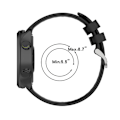 Pikkukuva 5 / 5: Garmin Forerunner 158/55 Twill silikonikellon watch Black