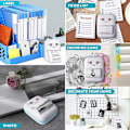 Miniatyrbillede 5 af 5: Mini Bærbar Printer, Trådløs Bluetooth Termisk Lommeprinter til iOS og Android Grøn