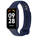 Miniatyrbild 1 av 5: Silikonarmband för Xiaomi Band 8 Active/Redmi Band 2 Smartwatch (Midnattsblå)