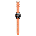 Miniatyrbillede 2 af 5: Til Garmin Fenix ​​6s 20 mm rosa guldspænde silikone urrem Orange
