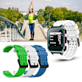 Miniatyrbillede 5 af 5: Urrem Blød Silikone 20 mm Urrem Udskiftning af håndledsrem til Garmin Approach S20/forerunner 220 230 235 630 620 735 Orange