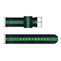 Miniatyrbilde 2 av 5: For Fitbit Versa 3 Nylon Watch Band Green Black