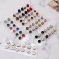 Miniatyrbilde 2 av 4: Magnetisk skjerf Brosje Magnetisk knapp Brosje Perle Pin Brosje Dame 12 stykker C
