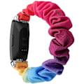 Miniatyrbillede 2 af 2: Scrunchies kompatibel med Fitbit Inspire 2 Band/inspire Hr Band/inspire Rainbow Large