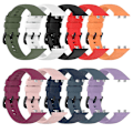 Miniatyrbillede 5 af 5: Til Oppo Watch 3 Soft Silicone Watch Band Red