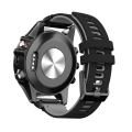 Miniatyrbilde 4 av 4: For Garmin Fenix ​​7x tofarget silikon klokkerem Black Grey