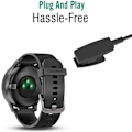 Miniatyrbilde 4 av 5: Lader for Garmin Forerunner 235/35/35J/64/230/630/645/645 Music/735Xt Watch 2-pakning