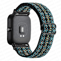 Miniatyrbillede 1 af 5: 20 mm/22 mm bånd til Amazfit Gts 4//2/2e/3/gts2 Mini/gtr 4/3/pro/gtr2/47 mm/stratos Nylon elastisk urarmbånd Amazfit bipstrop Bohemia tourquise 20mm