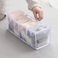 Pikkukuva 1 / 5: Alusvaatteet Organizer Set -taitettava Alusvaatteet Drawer Organizer White 7 grid