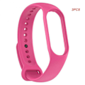 Miniatyrbillede 1 af 5: Ny 2/3/5pcs urrem til Xiaomi Mi 7 håndled silikonearmbånd håndledsremme fitness urrem smartwatch tilbehør 01 3pcs3084