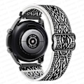 Miniatyrbillede 1 af 5: 20 mm 22 mm bånd til Samsung Galaxy Watch 4/classic/3/5/pro/active 2 Gear S3 Elastic Nylon Loop Huawei Watch Gt 2 2e 3 Pro Strap Bohemia balck 22mm