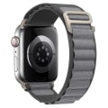 Miniatyrbillede 1 af 5: Alpine Loop Band til Apple Watch Rem 49mm 44mm 40mm 45mm 41mm 42mm 38mm 38 40 44 45 Mm Armbånd Iwatch Ultra Series 7 6 3 Se 8 gun-gray 38 40 41mm