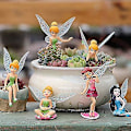 Miniatyrbild 2 av 5: 12st Mini Fairies Figurines Tillbehör, Krukhängare dekorationer