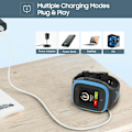 Miniatyrbild 5 av 5: Magnetisk Cargoladdare för Xplora X5 Play/X5 100 Cm Vit