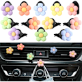 Miniatyrbilde 1 av 4: 12 stk Daisy Luftventilklips Henger, Søte Blomster Bilduft Charms