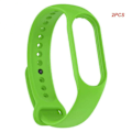 Miniatyrbilde 1 av 5: Ny 2/3/5pcs klokkestropp for Xiaomi Mi 7 håndledd silikonarmbånd håndleddsstropper treningsklokkestropp smartwatch-tilbehør 11 2pcs3100