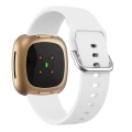 Miniatyrbillede 4 af 5: Til Fitbit Versa 3 silikone urrem White
