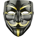 Miniatyrbillede 2 af 4: 3 Pack V til Vendetta Mask Voksne/børn Guw Fawkes Mask Anonym Mask, World Book