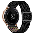 Miniatyrbillede 1 af 5: 20 mm 22 mm bånd til Samsung Galaxy Watch 4/classic/3/5/pro/active 2 Gear S3 Elastic Nylon Loop Huawei Watch Gt 2 2e 3 Pro Strap Official black 22mm
