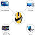 Miniatyrbillede 2 af 5: 4 Justerbar Dpi Og 7 Knapper Led Optisk Usb Wired Gaming Mus Mus Yellow