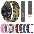 Miniatyrbillede 4 af 5: Til Garmin Vivomove Sport 20mm nylonvævet urrem Grey