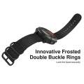 Miniatyrbilde 4 av 5: For Garmin Fenix ​​5s 20 mm tre-rings nylon klokkerem Black