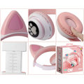 Pikkukuva 4 / 4: Auscultadores Bluetooth True Wireless Auscultadores LED Light Up Kids Bluetooth em orelha com/Microfone rosa