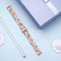 Pikkukuva 4 / 5: Fitbit Inspire 2 / Inspire Oval Resin watch Pink Green Flower