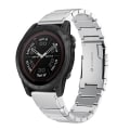 Miniatyrbilde 1 av 5: For Garmin Tactix 7 26mm Tortoise Shell rustfritt stål klokkebånd Sliver