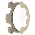 Pikkukuva 3 / 5: Huamade for Garmin Forerunner 265 Smart Watch PC case , jossa karkaistu lasi näytönsuoja Ivory White
