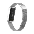 Miniatyrbilde 2 av 5: Erstatningsstropp i rustfritt stål Magnetisk Milan Fashion-armbånd for Fitbit Luxe silver