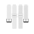 Miniatyrbillede 4 af 4: Rem til Garmin Approach S20 Monokrom Ur - Til Garmin Approach S20 Silikone Erstatning Fashion Håndled Til Garmin white