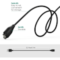 Miniatyrbilde 4 av 5: Lader for Garmin Forerunner 45/45S/935/245/55 Music USB-ladekabel