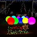 Miniatyrbild 3 av 4: Poolleksaker 13/16 färger Glow Ball Uppblåsbar Led Light Up Beach Ball 13 color