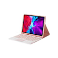 Miniatyrbild 1 av 3: Ps12c Bluetooth Tangentbordsfodral För Ipad 10.2 2021/2020/2019/ipad Air 10.5/ipad Pro10.5 (Engelsk Rosa)