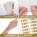 Miniatyrbilde 3 av 5: 100 stk VIP-armbånd for arrangementer - Vanntette papirarmbånd