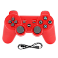Pikkukuva 1 / 5: PS3:n langaton Bluetooth-peliohjain, jossa vakaa signaali ja älykkäät toiminnot - Punainen
