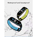 Miniatyrbilde 3 av 4: To-fargets silikonreim for Xiaomi Mi Band 3/4
