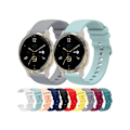 Miniatyrbillede 2 af 4: Rem til Garmin Venu 2S 18Mm Hvid Solid Farve Blød Silikone Urrem