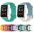 Miniatyrbilde 3 av 5: For Oppo Band 2 Solid Color Soft Silicone Watch Band Grey