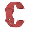 För Fitbit Charge 5 Monochromatic Silicone Watch Band Red