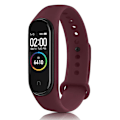 Pikkukuva 1 / 5: Sopiva silikoniranneke Xiaomi 6:lle Mi 5 Tpu-ranneke M5-ranneke Xiaomi 4 3 Sport-ranneke Mi 6 Älykellolisävaruste wine red For Mi  4