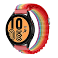 Miniatyrbilde 2 av 5: For Garmin Forerunner 255s / Venu 2s Universal Nylon Watch Band Rainbow