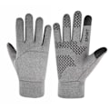 Miniatyrbillede 1 af 4: Vindafvisende Ski Cykling Luffer Touchscreen Termiske Handsker Fuld Finger Handsker Gray M