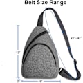 Miniatyrbillede 2 af 5: Dametasker Crossbody taske til mænd