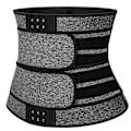 Miniatyrbild 1 av 5: Midjetränare i neopren, svettformare, bandageomslag, ländryggsbälte, kroppsskulpterare Gray S