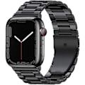 Pikkukuva 1 / 5: Metalliranneke Apple Watch Ultralle 49mm 8 7 45mm 41mm ruostumaton teräs Smart Watch Ranneke Iwatchille 6 5 4 3 Se 44mm 42mm 40mm Black For iwatch 7 45mm