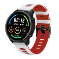 Miniatyrbilde 3 av 5: For Garmin Venu Sq 20 mm Silikonklokkebånd i blandede farger White-Red