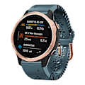 Pikkukuva 1 / 5: Garmin Fenix ​​6s 20 mm:n naisten watch , jossa on pitsirei'itys Lake Blue