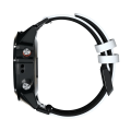 Miniatyrbild 5 av 5: För Garmin Fenix ​​6x tvåfärgad silikon watch White Black